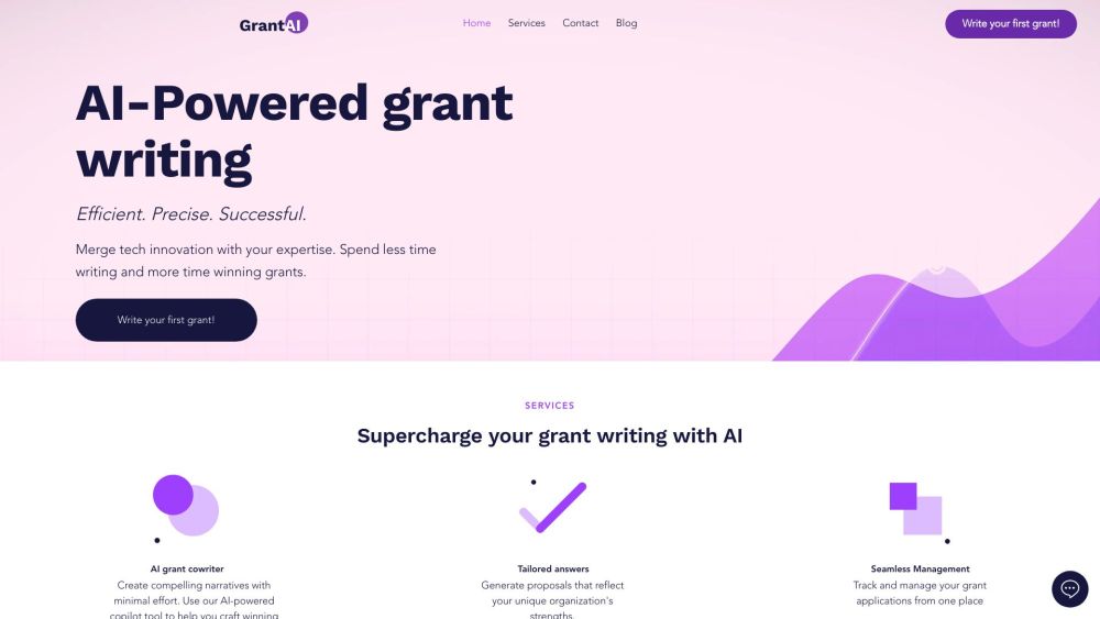GrantAI: AI-Driven Writing, Seamless Collaboration, Secure Funding