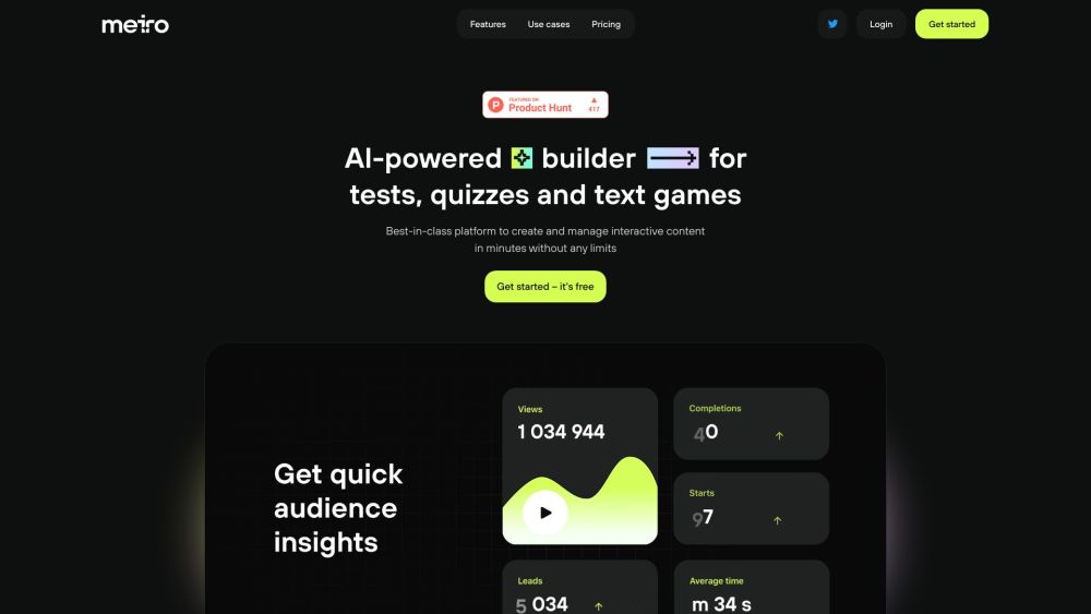 Meiro : Create Quizzes, Tests, Games Easily; Enhance Learning & Fun