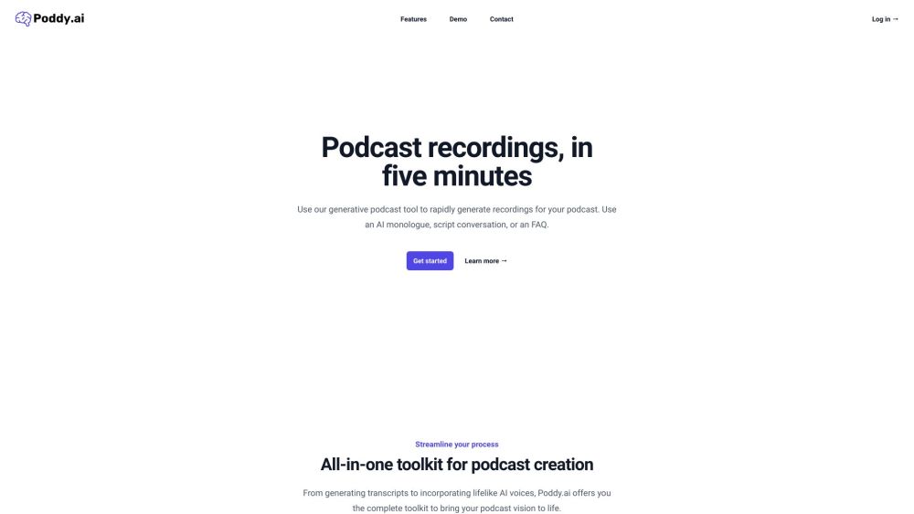 Poddy.ai: AI Monologues, Scripted Dialogues, Free Podcast Maker
