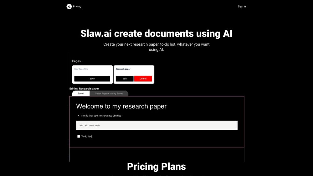 Slaw.ai: AI-Powered Docs with Vercel & Novel Integration
