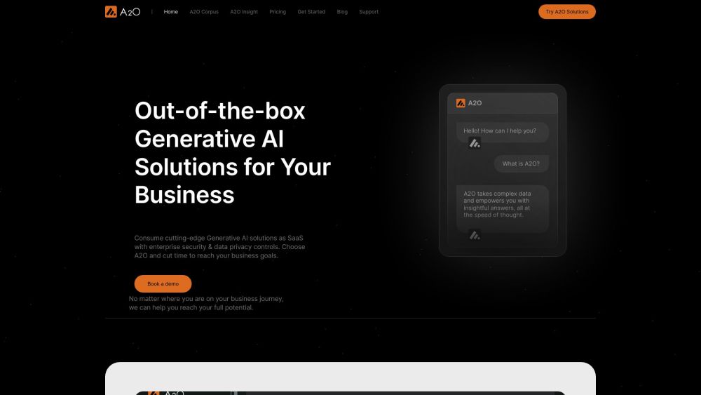 A2O: Generative AI for Precise Answers & Natural Language Interaction