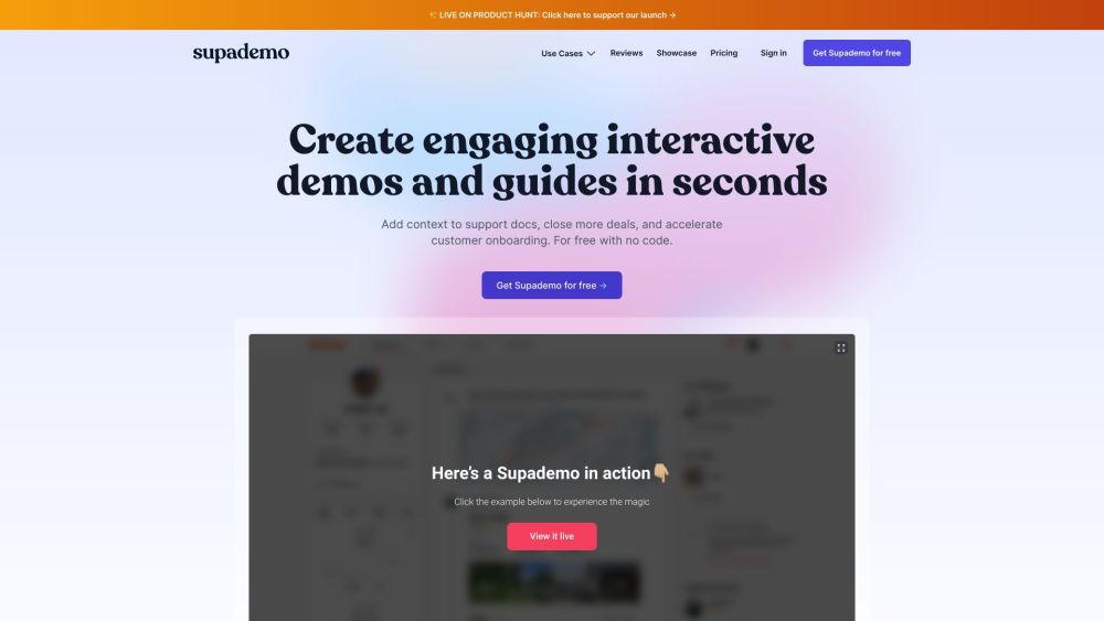Supademo: AI-Powered Demos for Clear Communication and Team Collaboration