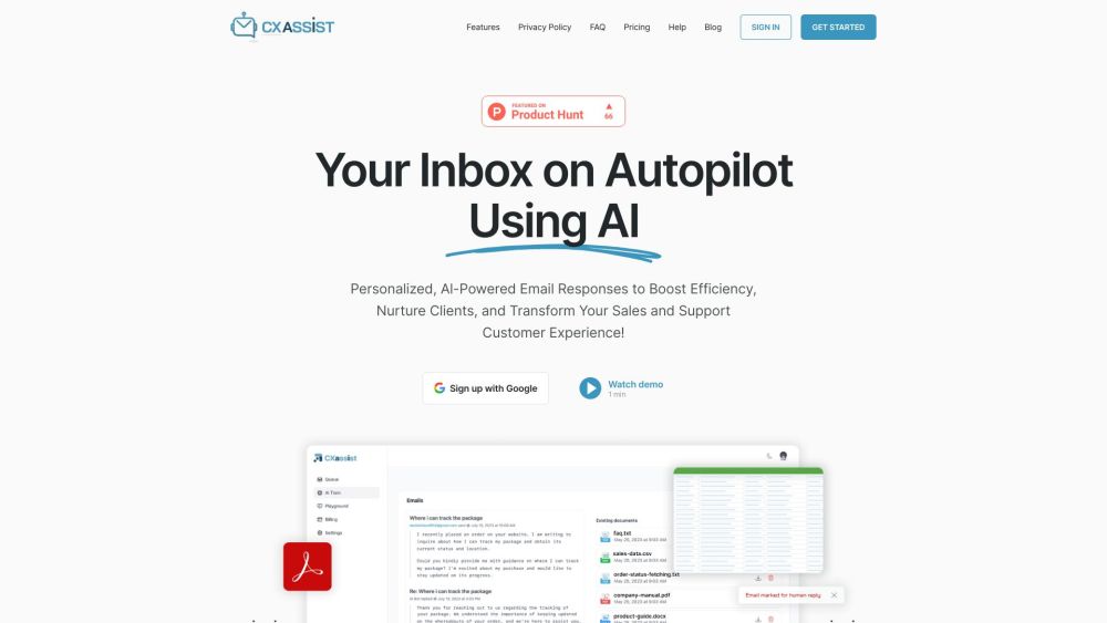 CX Assist: AI Email Assistant for Auto-Responses & Inbox Efficiency