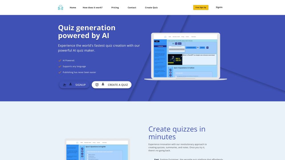 QuizMixer: AI Learning, Quiz Creation, Insightful Analytics
