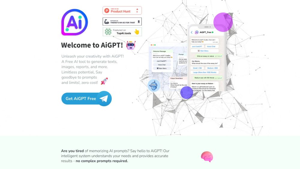 AiGPT: Auto-Prompts, Interactive Chat, SDXL Image Generator