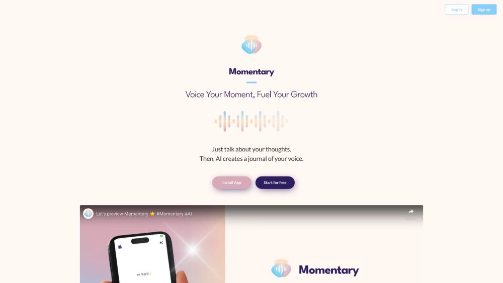 Momentary: Capture, Save, Share Voice Memories Easily
