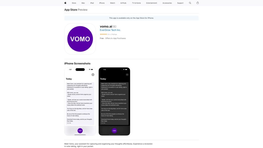 VOMO: AI Voice-to-Note, Slides, Tables & Minutes Maker
