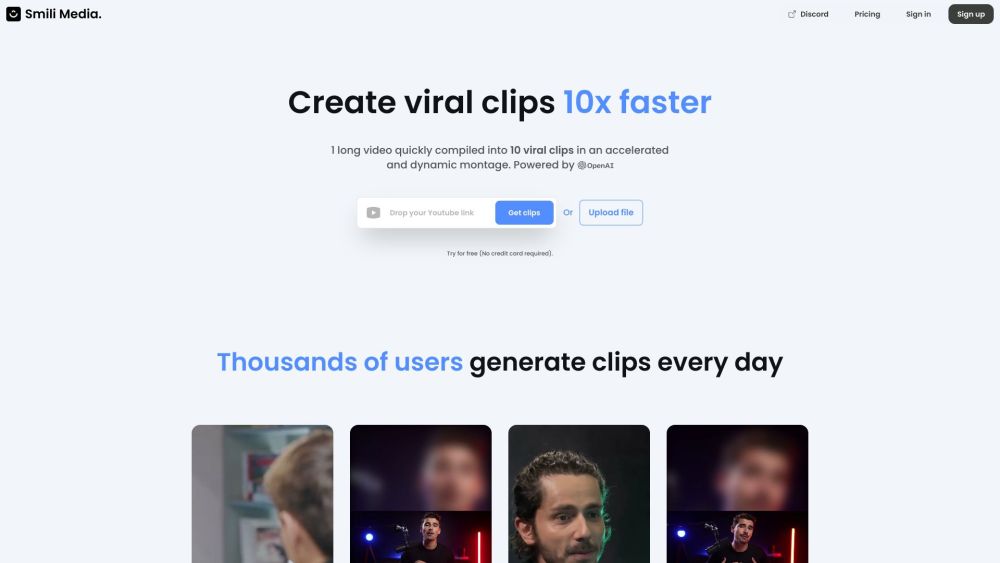 Smili: AI Viral Video Creator – Fast Content Production