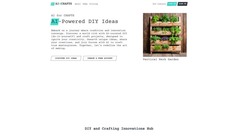 AI4CRAFTS : AI-Powered DIY & Craft Ideas for Limitless Creativity