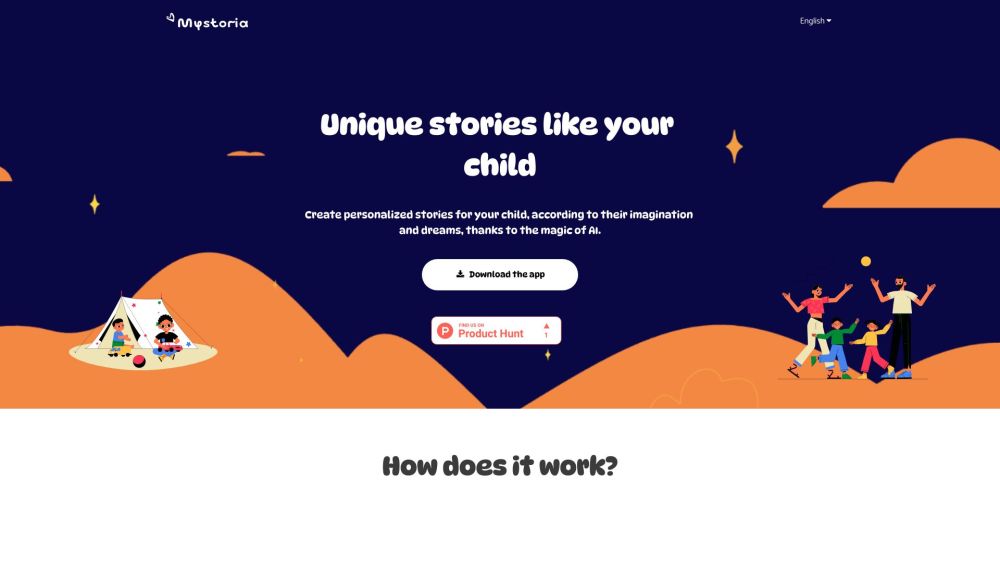 Mystoria.xyz : AI-Crafted Personalized Kids Bedtime Stories