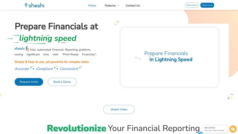 Sheshi FR: AI-Powered SaaS for Instant, Accurate Financial Reports
