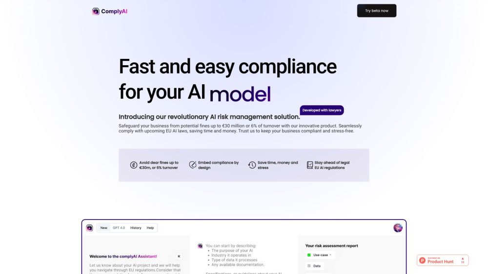 ComplyAI: Fast, Simple Compliance—Secure & Effortless ComplyAI: Fast, Simple Compliance—Secure & Effortless