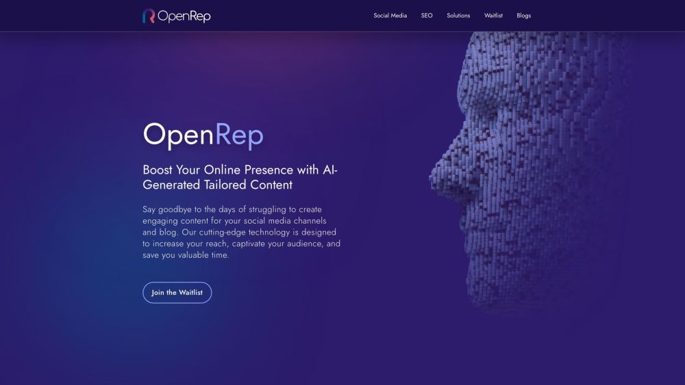 OpenRep: AI SEO Content, Social Scheduling, Captions & Images