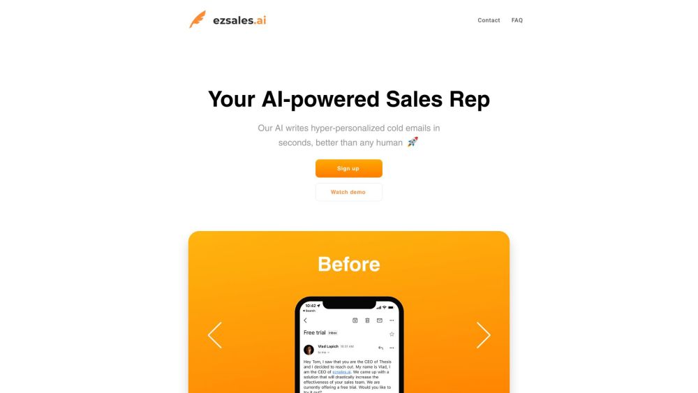 ezsales.ai: GPT-4 Lead Gen, LinkedIn Export & AI Email Tool