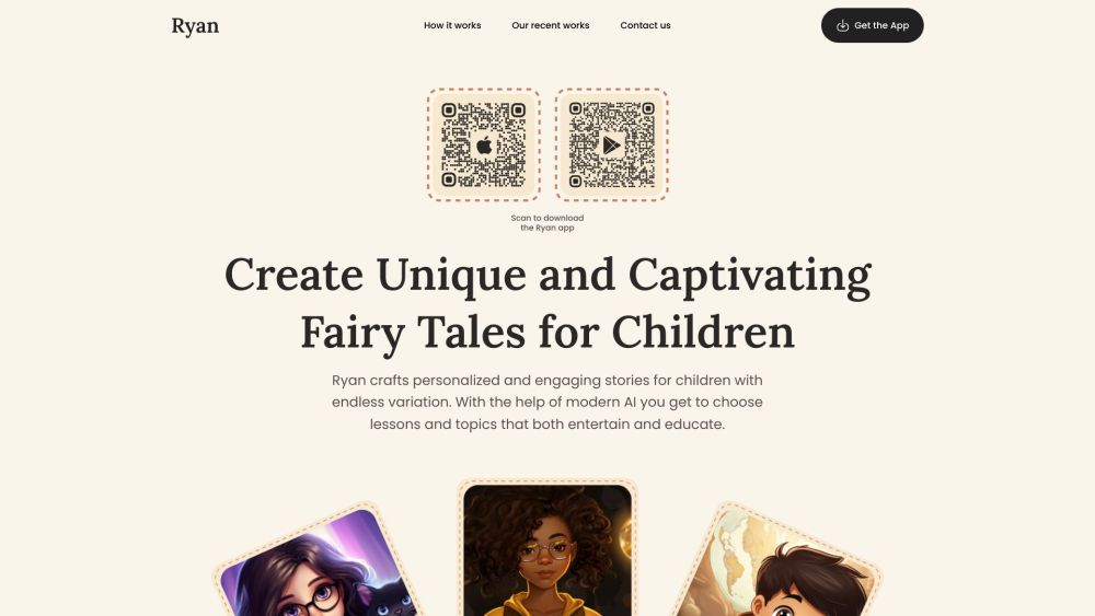 Ryan AI: Personalized Fairy Tales, Multilingual, Music Included