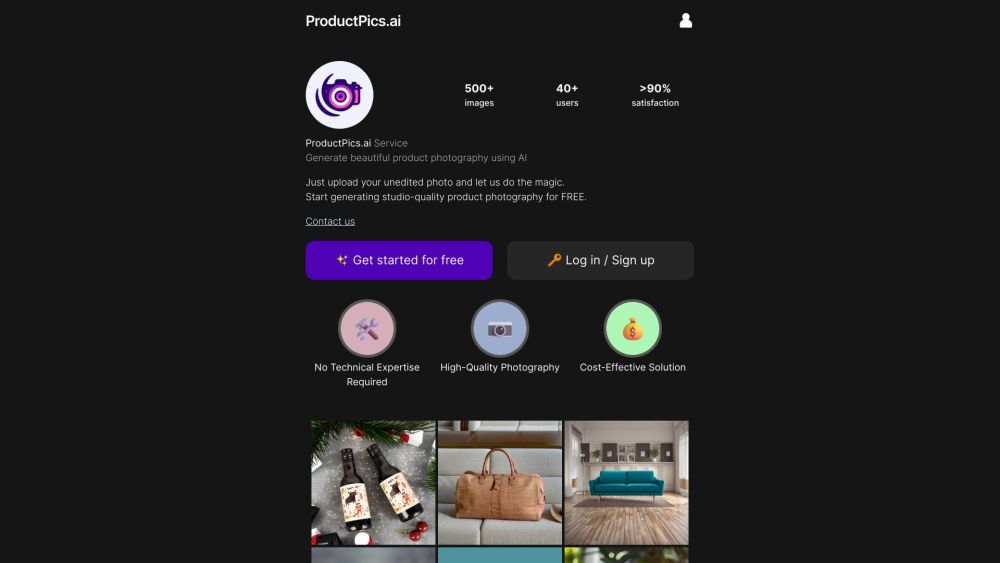 ProductPics.ai : AI-Generated Photos No Camera Needed