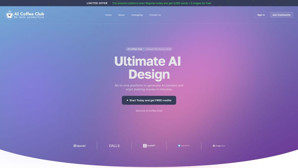AI Coffee Club: Instant, High-Quality AI Content Generation