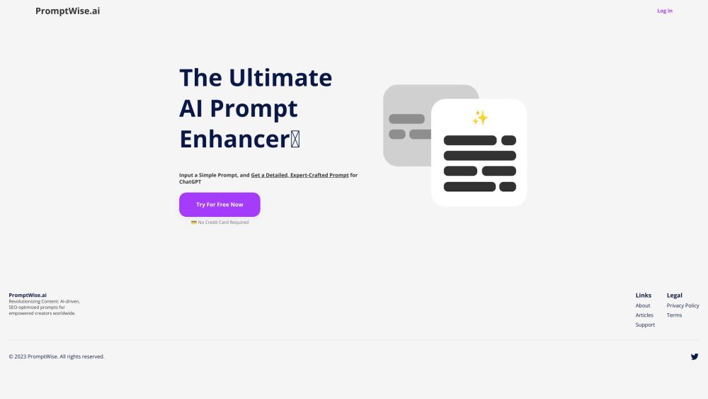 PromptWise.ai : Elevate ChatGPT Prompts, Transform Ideas, Precise AI Responses