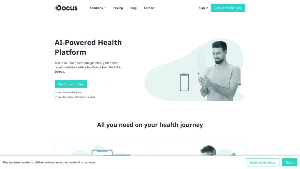 Docus: AI Health Assistant : Instant Insights, Reports, Doctor Validation
