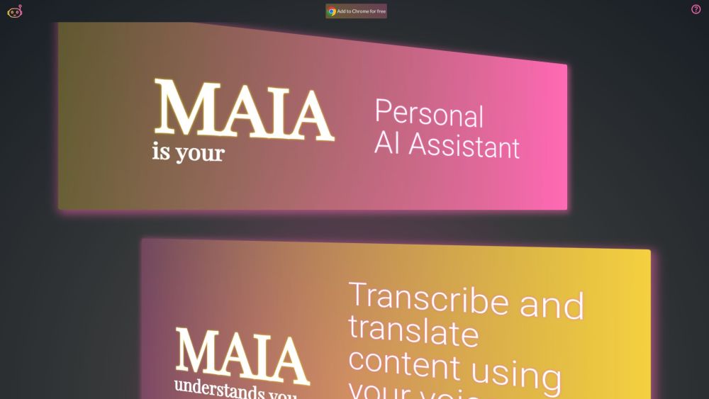 MAIA : Voice Transcription, Translation & Personal AI Understanding