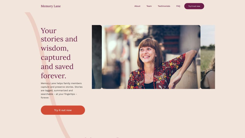 Memory Lane: Audio Capture, Transcribe, Summarize Family Stories