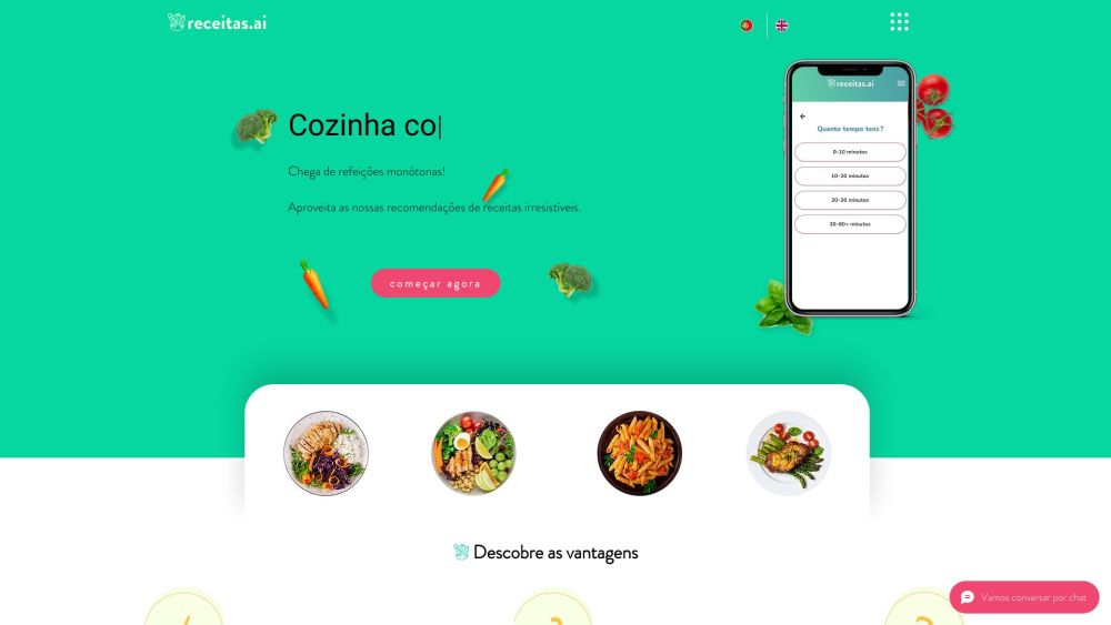 Receitas.ai: AI Kitchen Assistant for Personalized Recipes with Unique Flavors