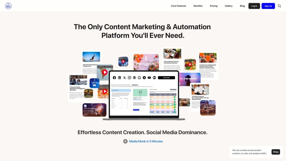 Media Monk: AI Content Creation & Automation for SMEs