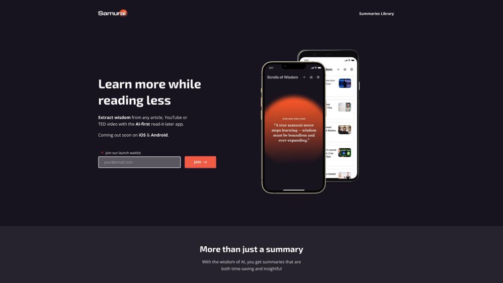 SummarizeIt: AI Summaries for Articles, Videos, Talks – Save Time!