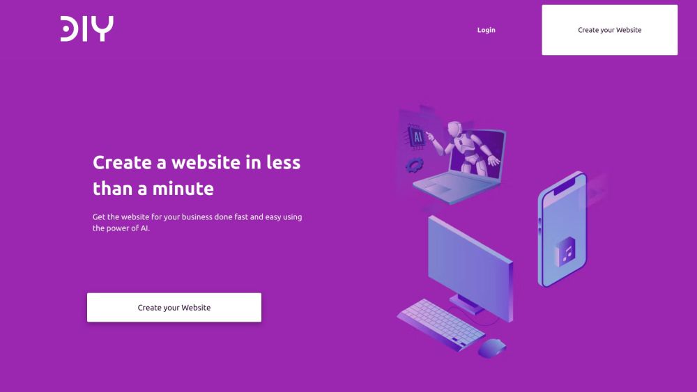 DIY Websites AI: Quick, Easy, Pro Sites in Minutes