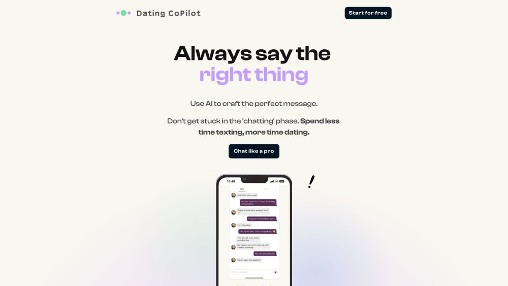 Dating CoPilot: AI Insights, Personalized Matches, Effortless Chat