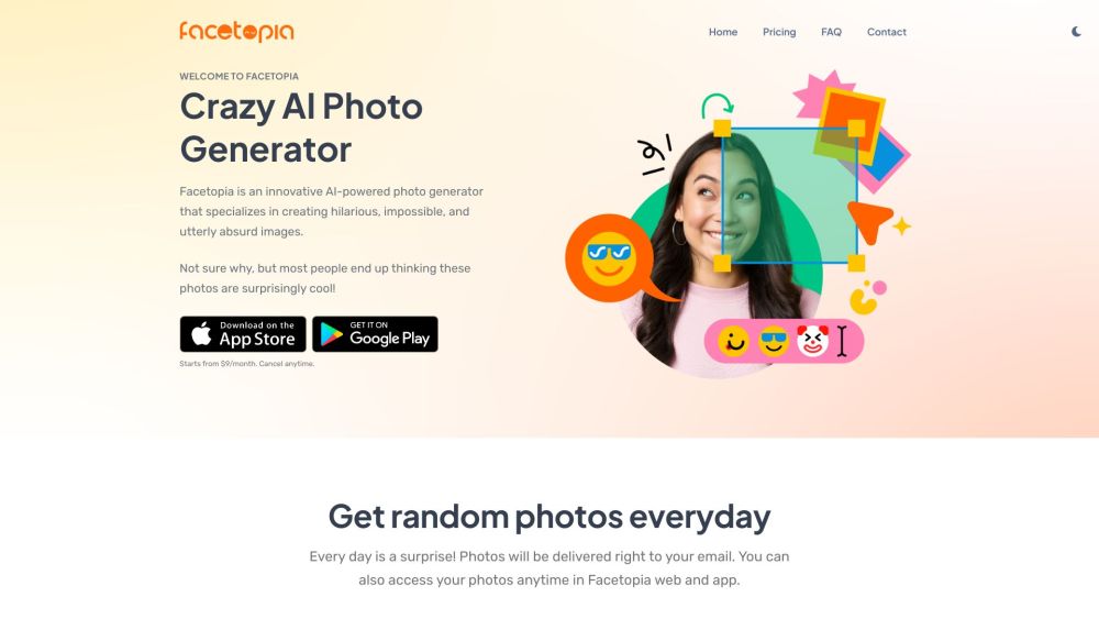 Facetopia: AI-Powered Photo Generator for Absurd Images : Wild, Hilarious, Impossible Photos