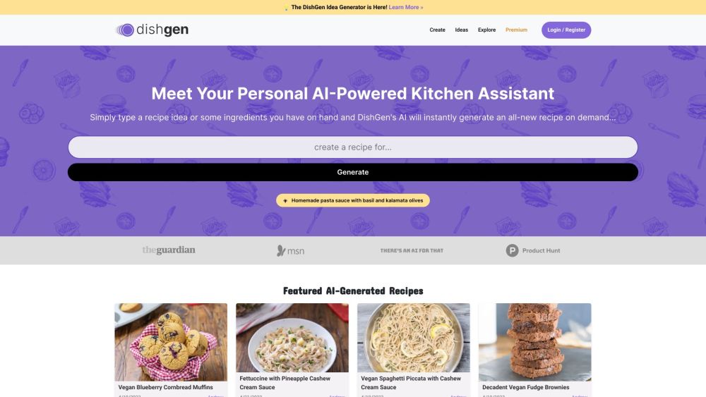 DishGen: AI Recipes, Reduce Waste, Save Money, Cook Smarter