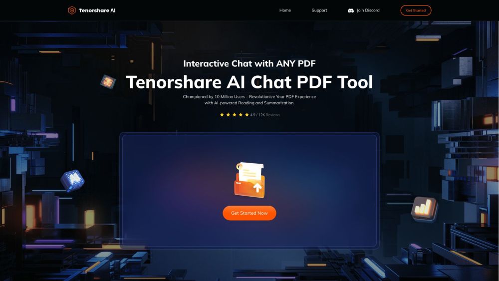 Tenorshare AI Chat PDF : AI-Powered PDF Chat, Analysis & Search Tool
