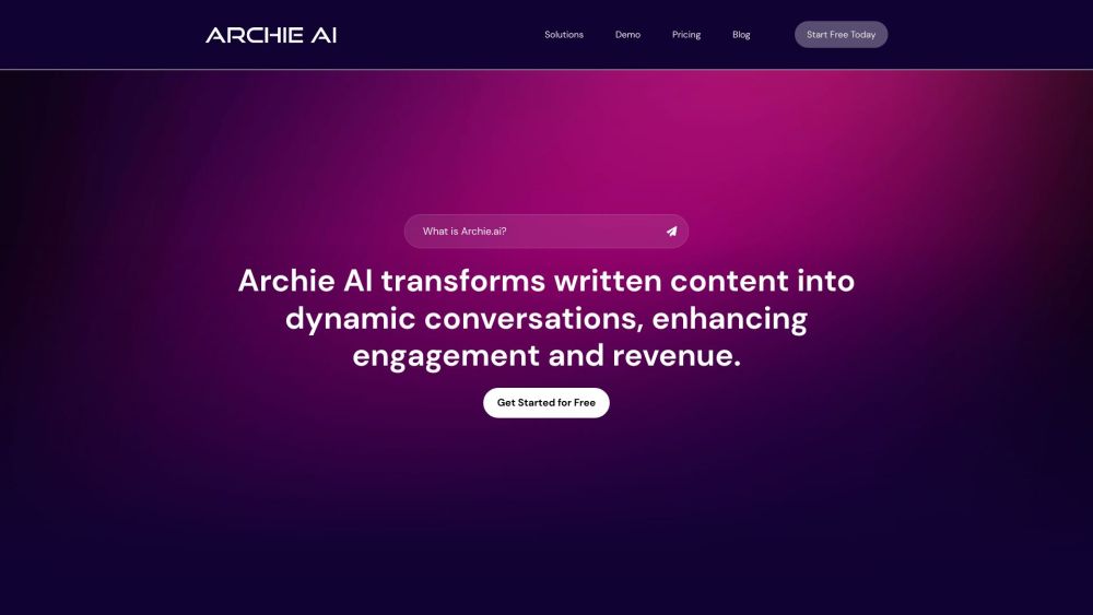 Archie A.I. : Boost Interaction, Drive Revenue, Transform Text