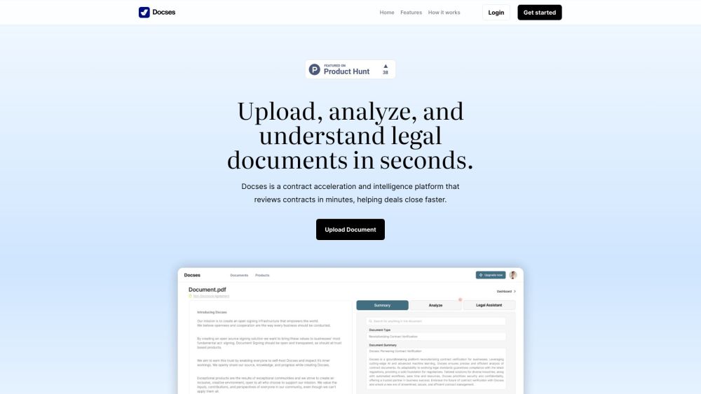 Docses: AI Tools for Jargon-Free Legal Document Simplification