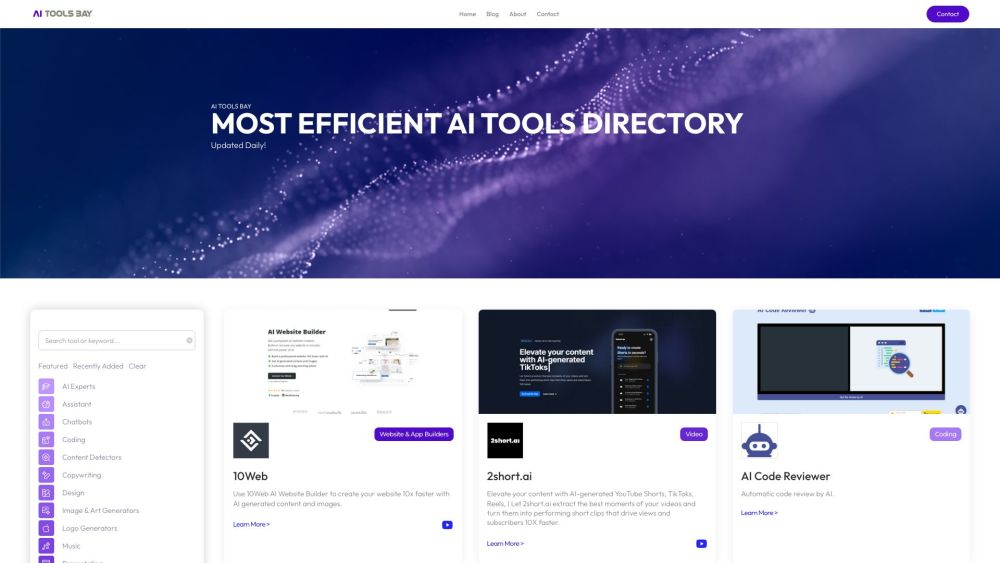 AI Tools Bay: Curated, Efficient AI Tools Directory