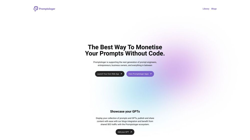 Promptologer: Monetize Engineering Prompts Without Coding