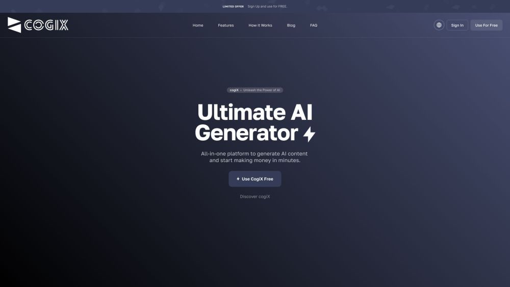 CogiX: AI-Powered Content Creation for Blogs & Marketing Copy