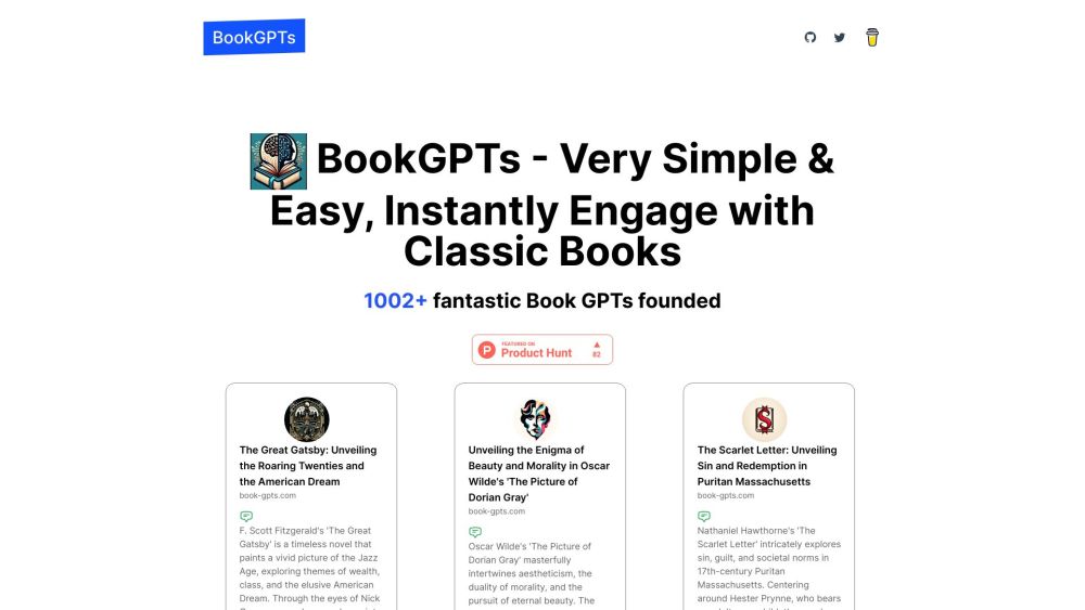 My BookGPTs : AI Classics, Interactive Tales, Transform Reading