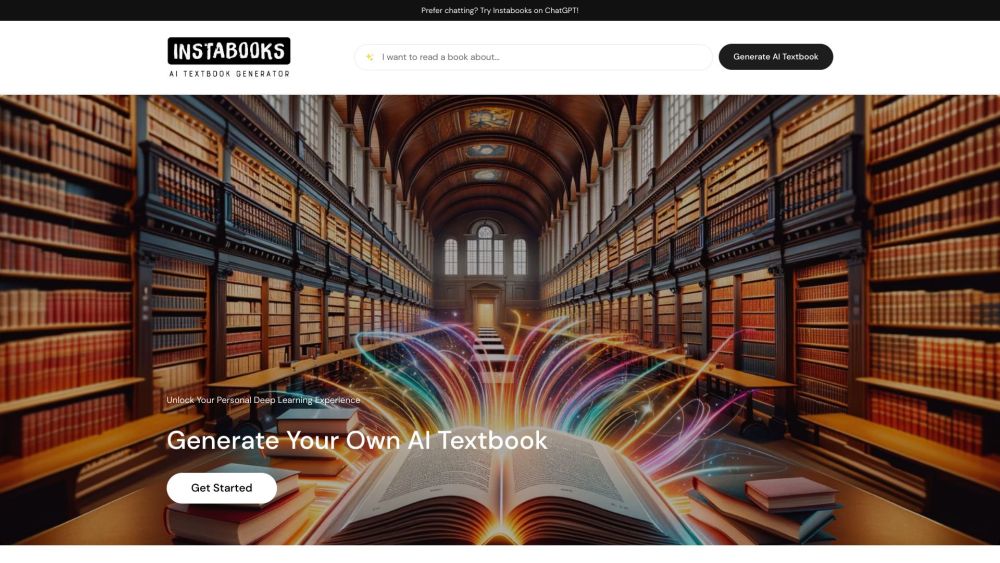 Instabooks AI: Customize, Generate, Learn Unlimited Textbooks