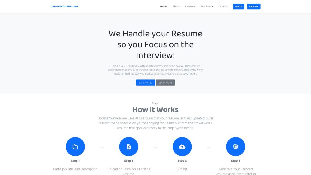 UpdateYourResume : Instant Match, Stand Out, Dream Job Fast