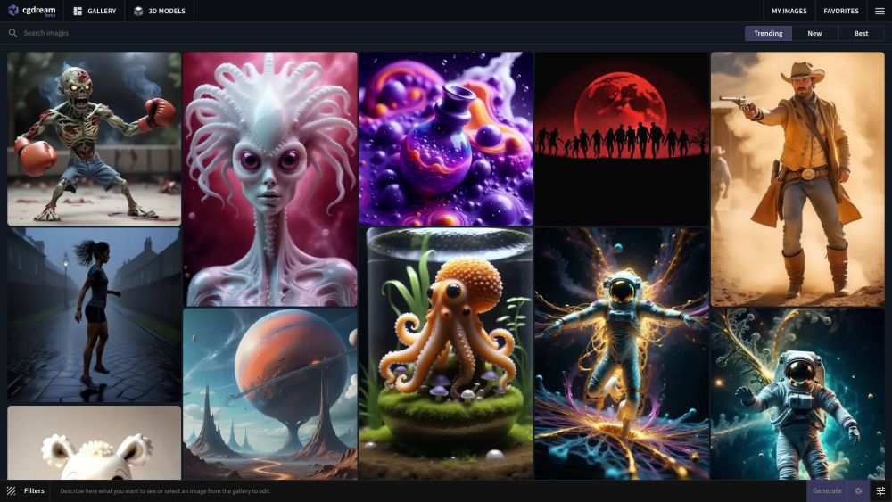 CGDream : Merge 3D & AI, Craft Breathtaking 2D Images With Ease