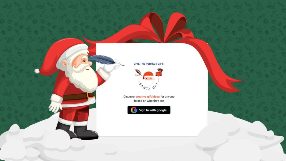 SantaGPT: AI Gift Recommendations & Personalized Poetry