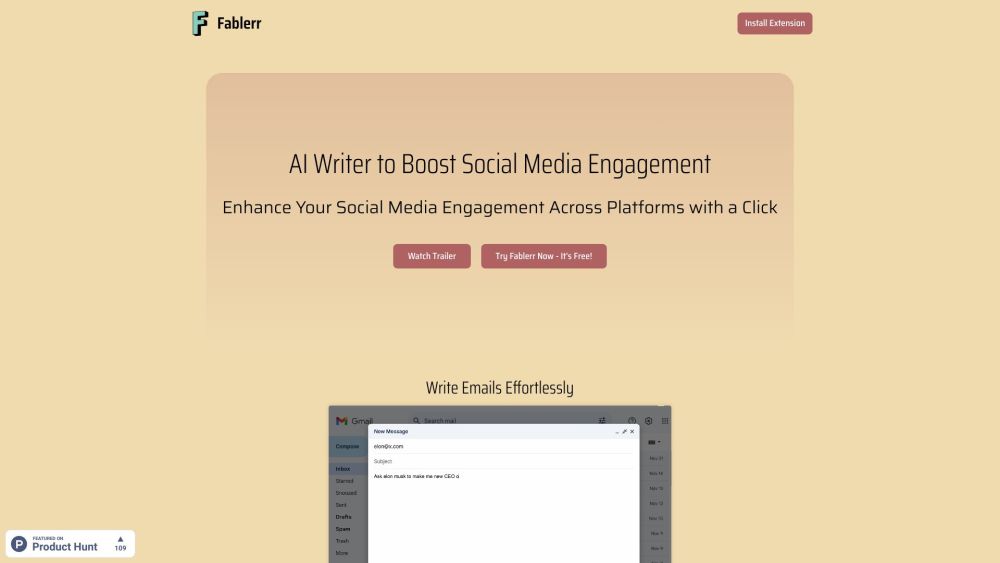 Fablerr: AI Writer for Social Media, Elevate Engagement Across Platforms