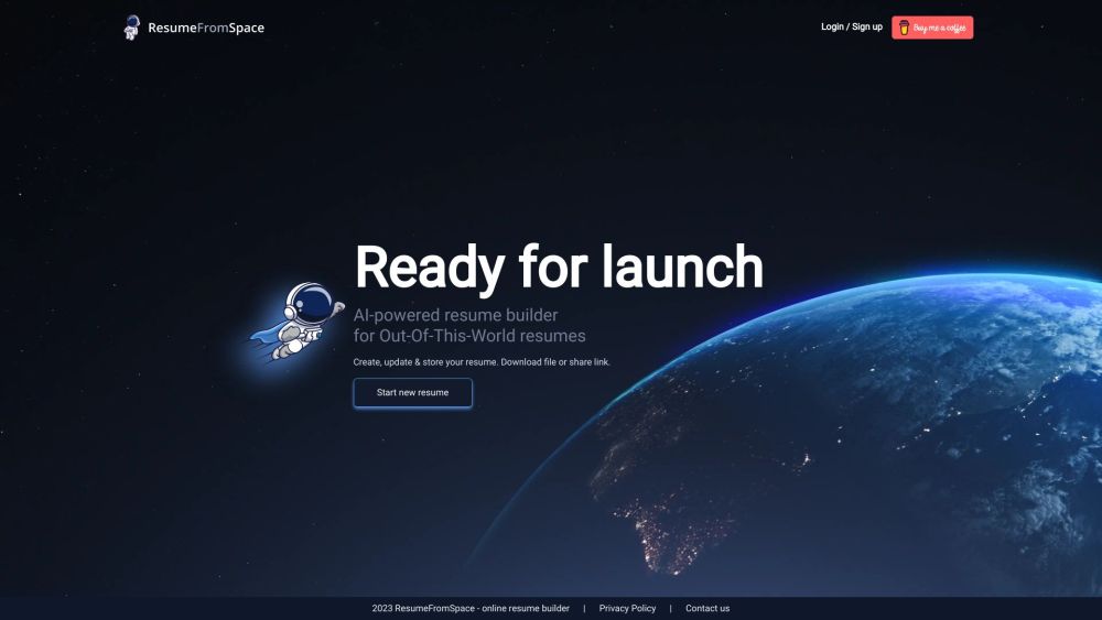 ResumeFromSpace: AI-Powered, Tailored, Stellar Results resumes