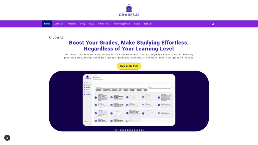 GradesAI: AI-Powered Study App Predicting Test Questions