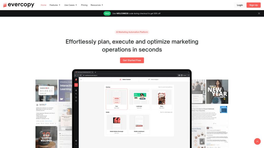 Evercopy: AI Marketing Automation for 10x Growth & Scaling