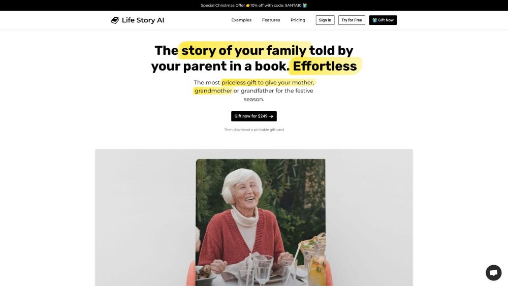 Life Story AI: AI-Powered App, Preserve Legacy, Craft Personal History
