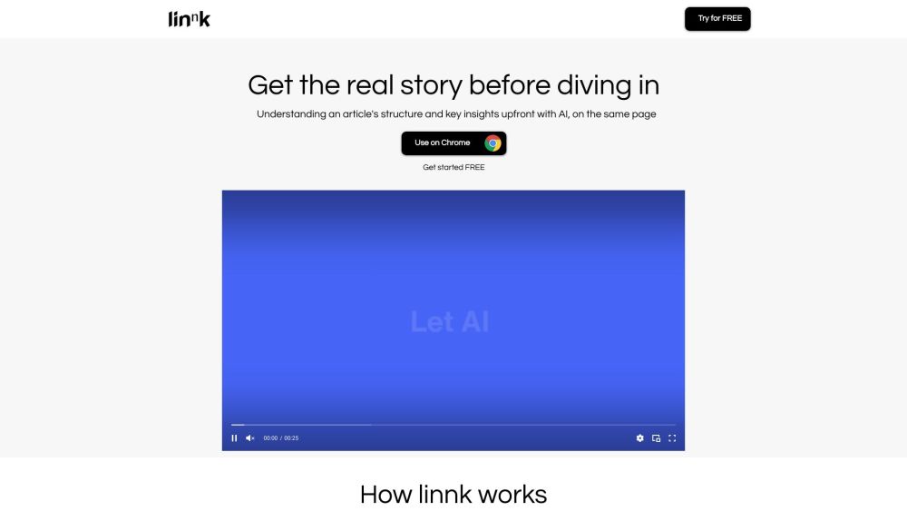 Linnk.AI: Efficient Reading & AI Insights for Smarter Content Mastery
