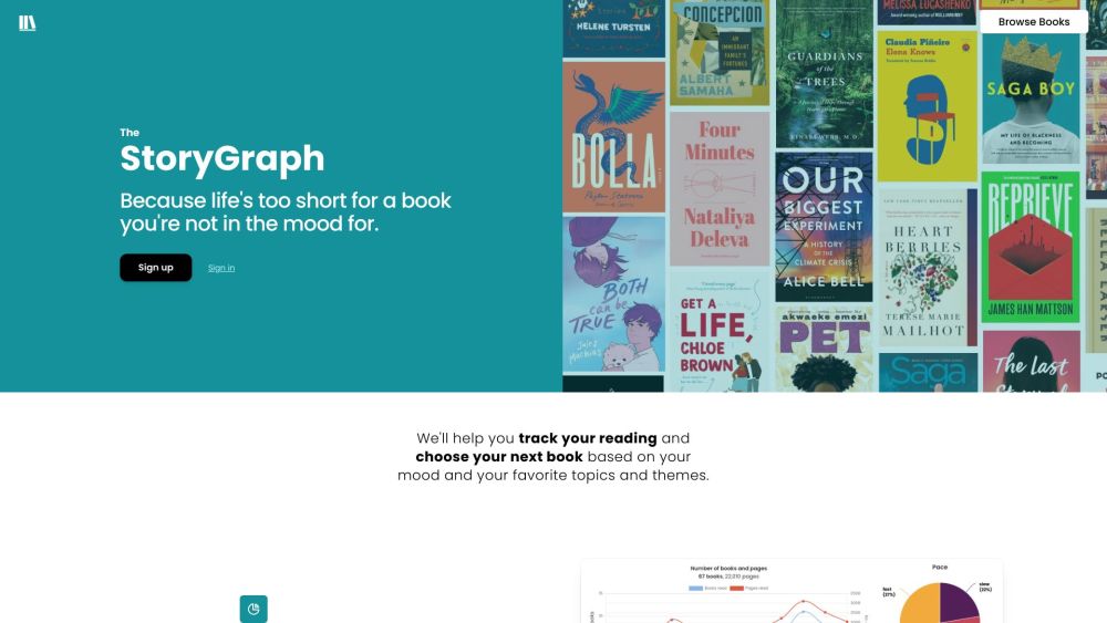 StoryGraph: Track Reads, Mood-Based Books & Themes
